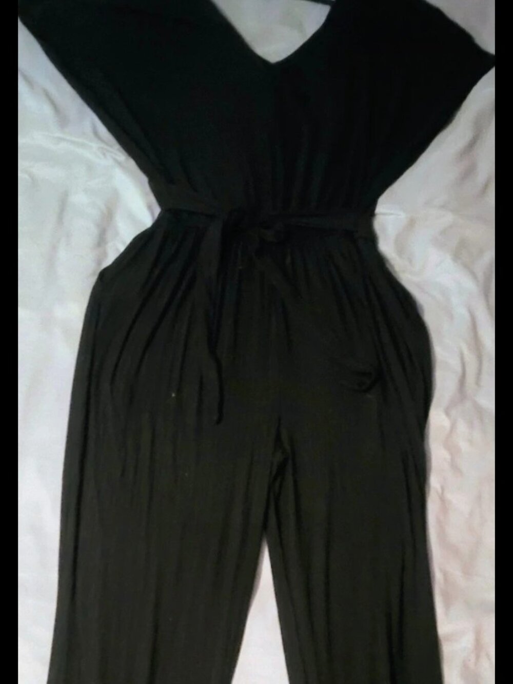 Women's pant romper with pockets